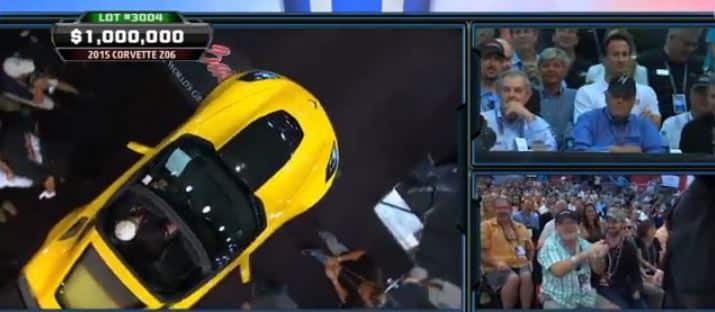 1st 2015 Corvette Z06 Gets $1 Million At Auction